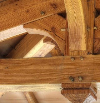 Pose de la charpente